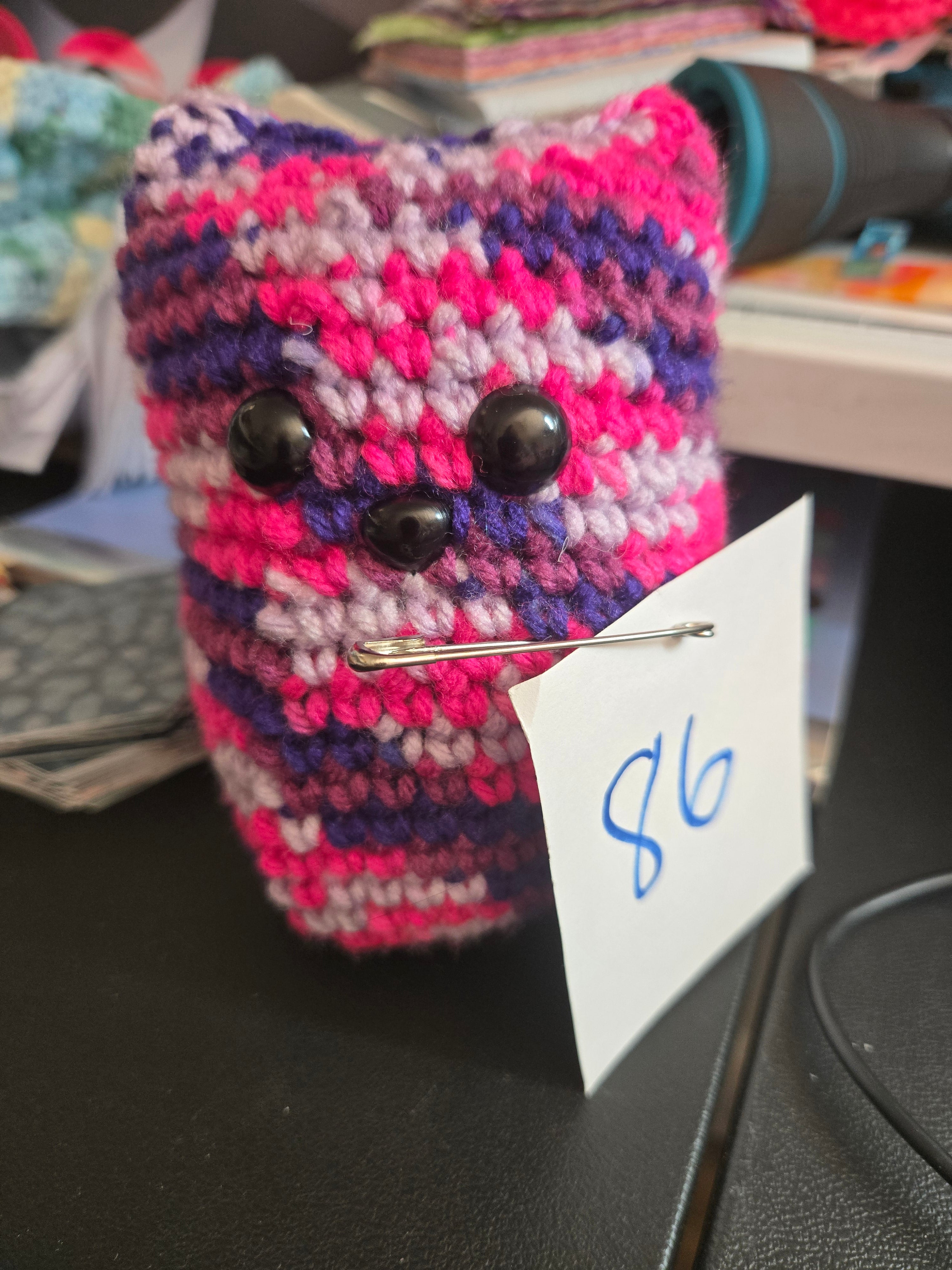 Pink and purple cat